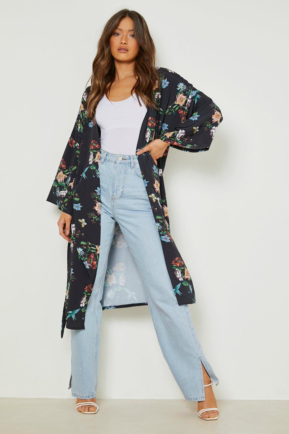 women's short kimono jacket