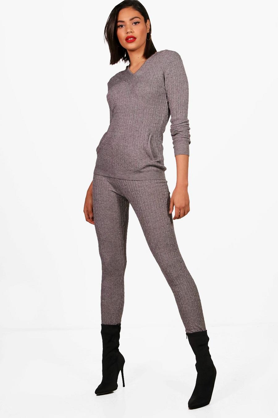 Cable Knit Loungewear Set image number 1