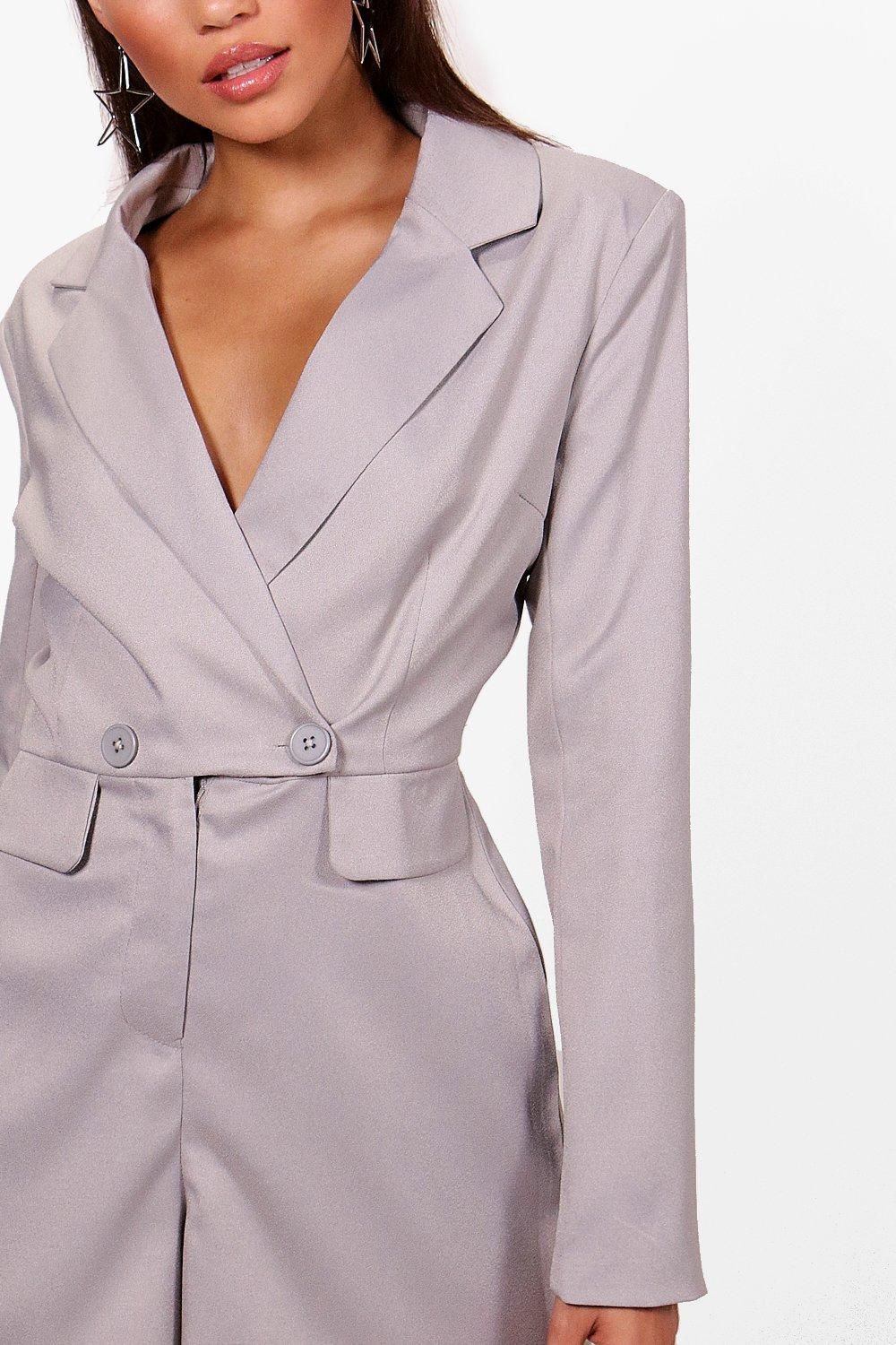 boohoo blazer playsuit