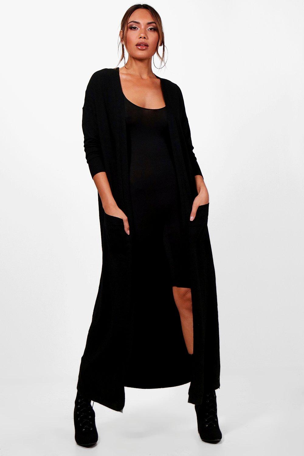 boohoo maxi cardigan