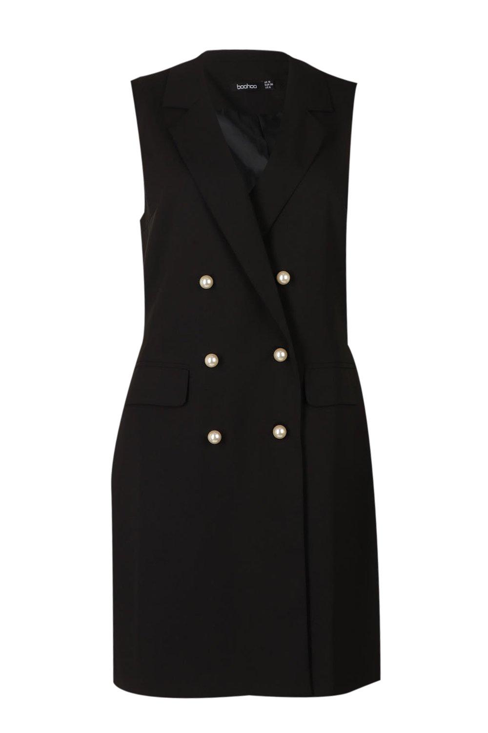 boohoo pearl blazer dress