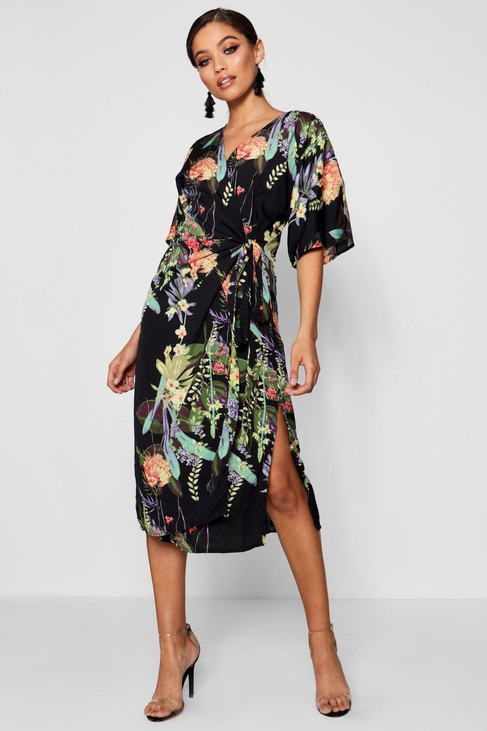 boohoo oriental dress