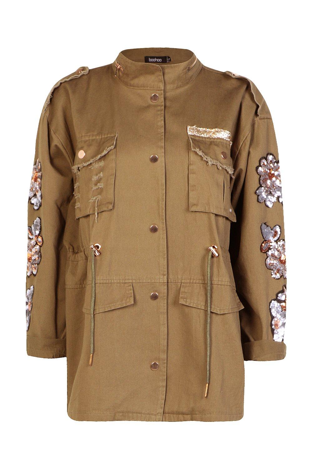 Boohoo military fashion jacket