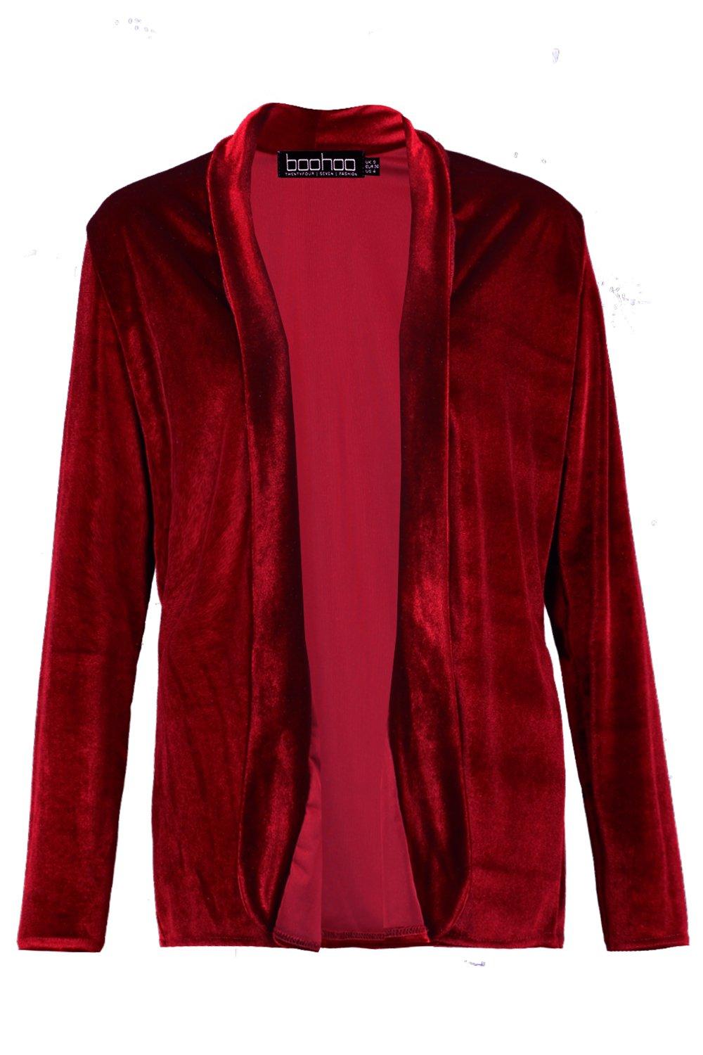 Boohoo hot sale velvet jacket