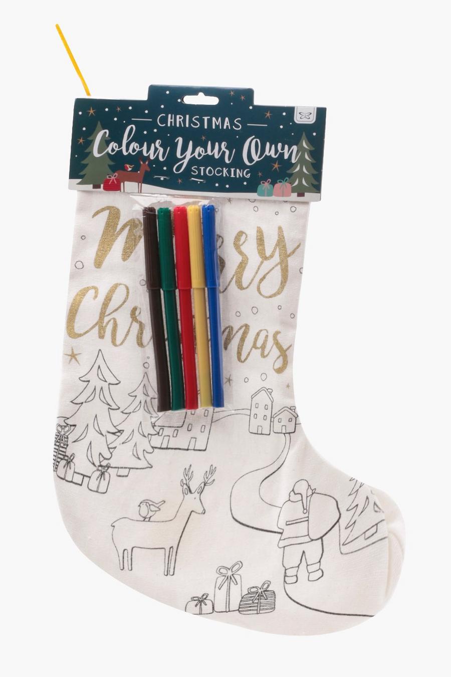 Merry Christmas Colour In Stocking image number 1