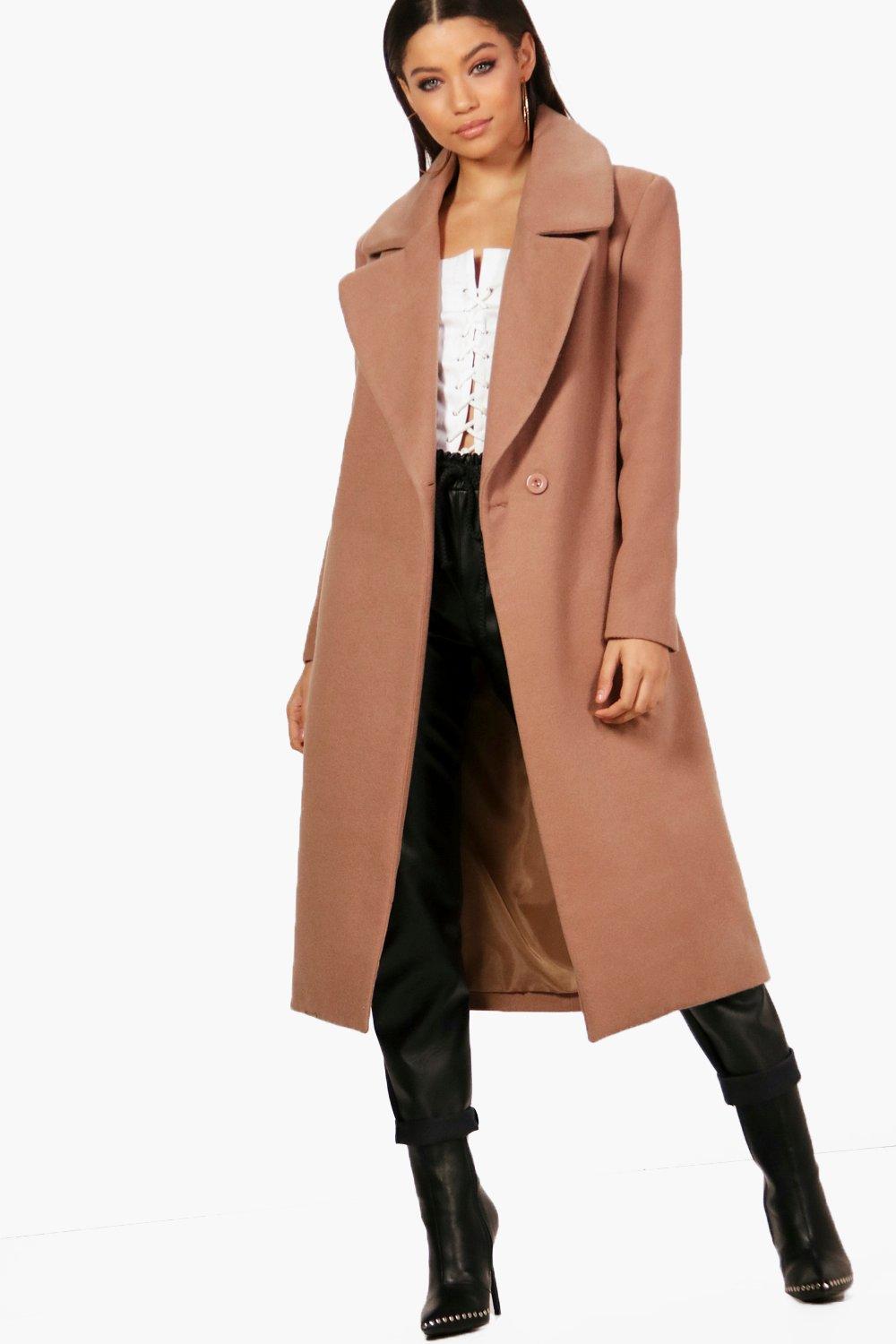 boohoo oversized coat