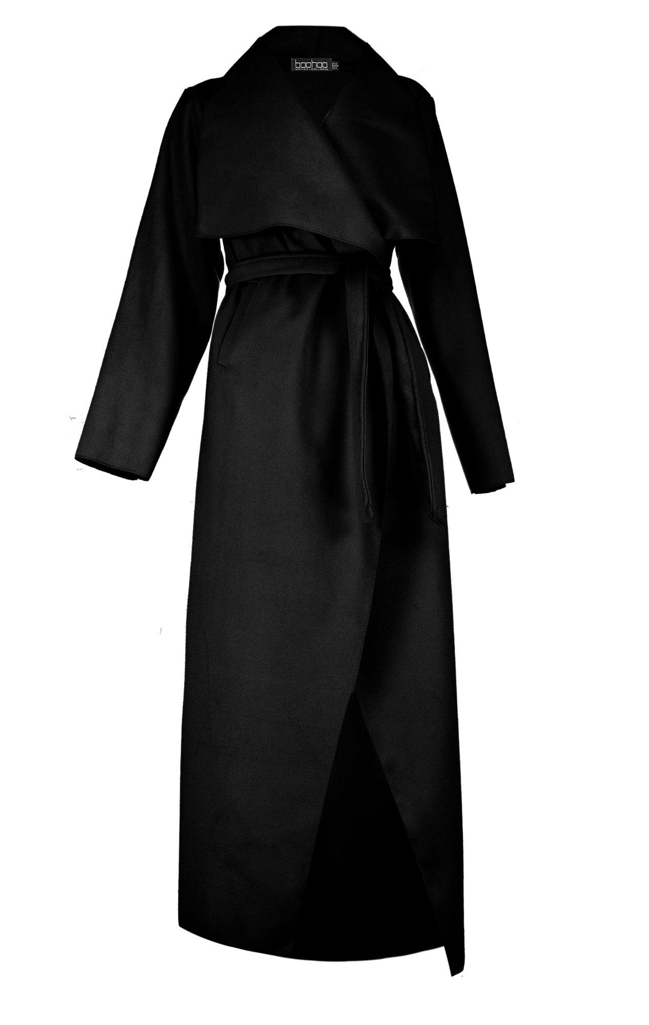 maxi waterfall coat