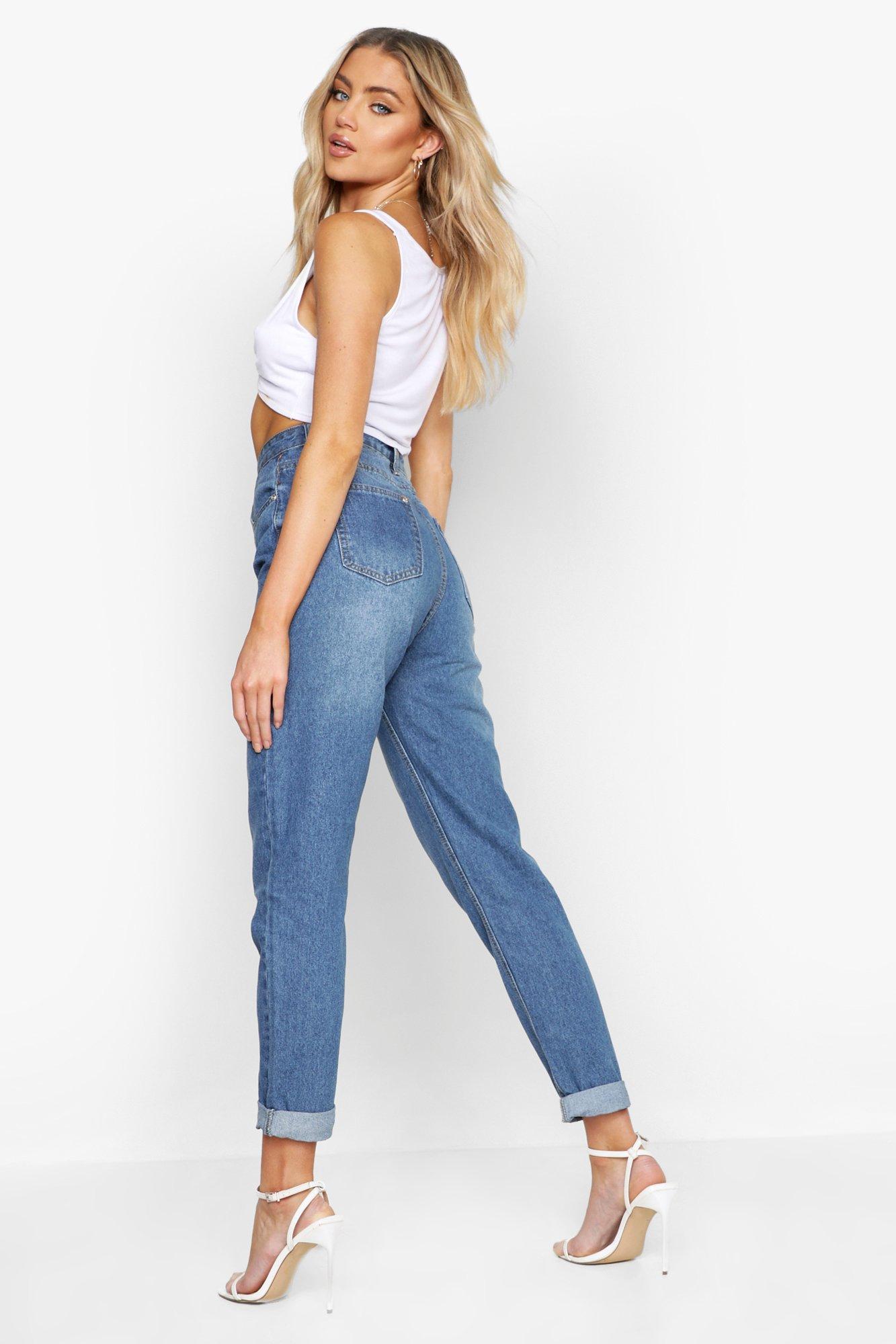 boohoo blue jeans