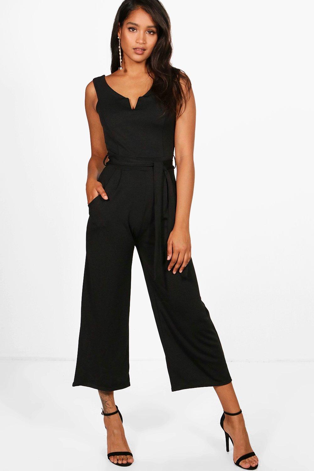 belted jumpsuit