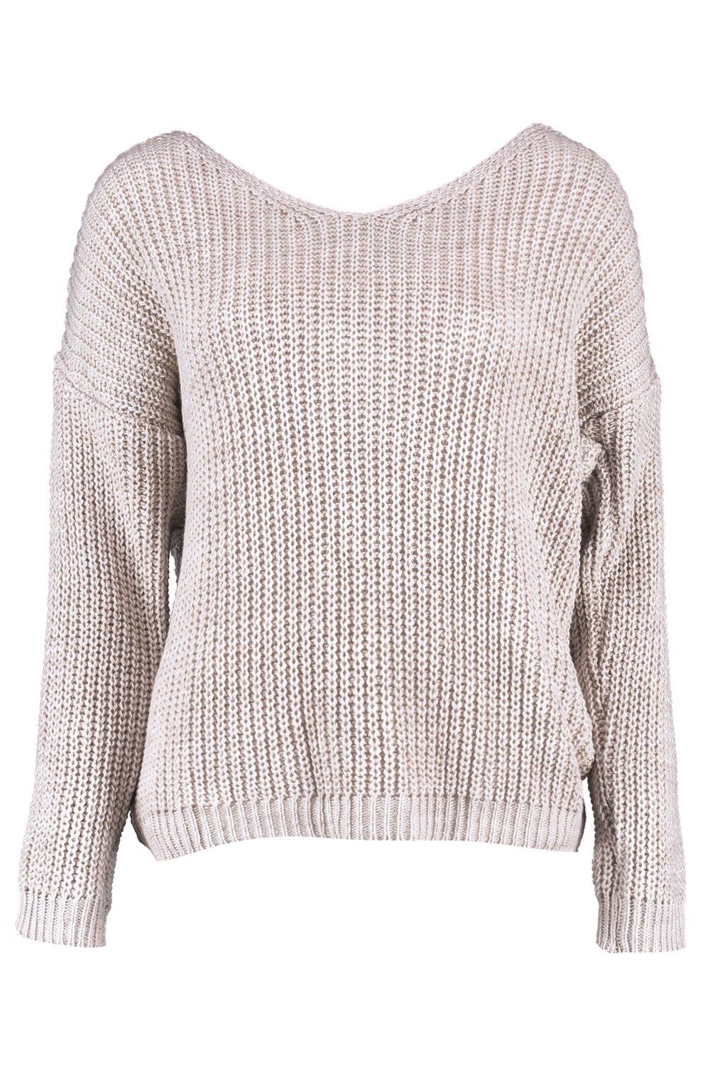 Knot front deals knitted jumper