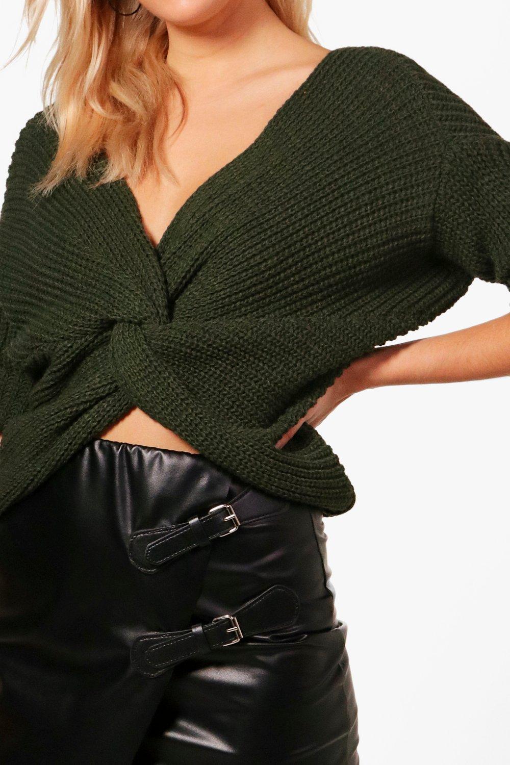 Knot Front Knitted Jumper