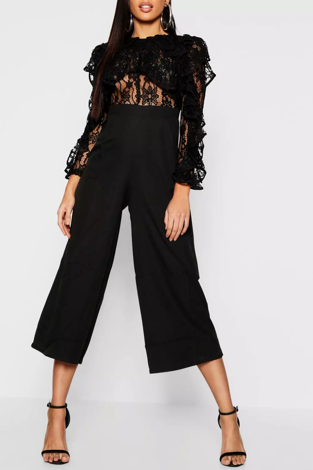 Lace store culotte jumpsuit