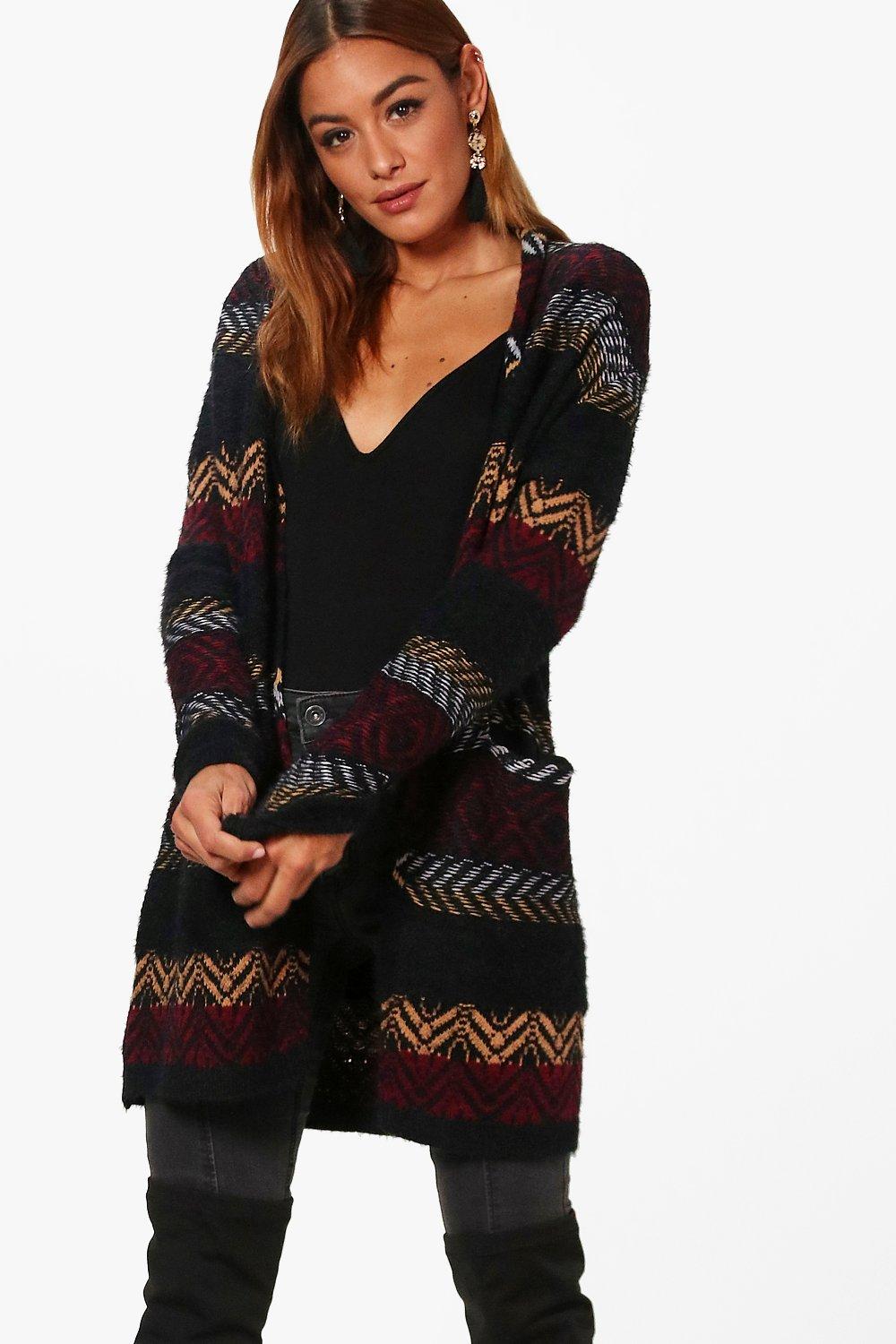 aztec shawl cardigan