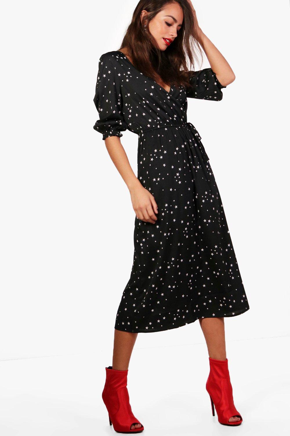 boohoo star dress