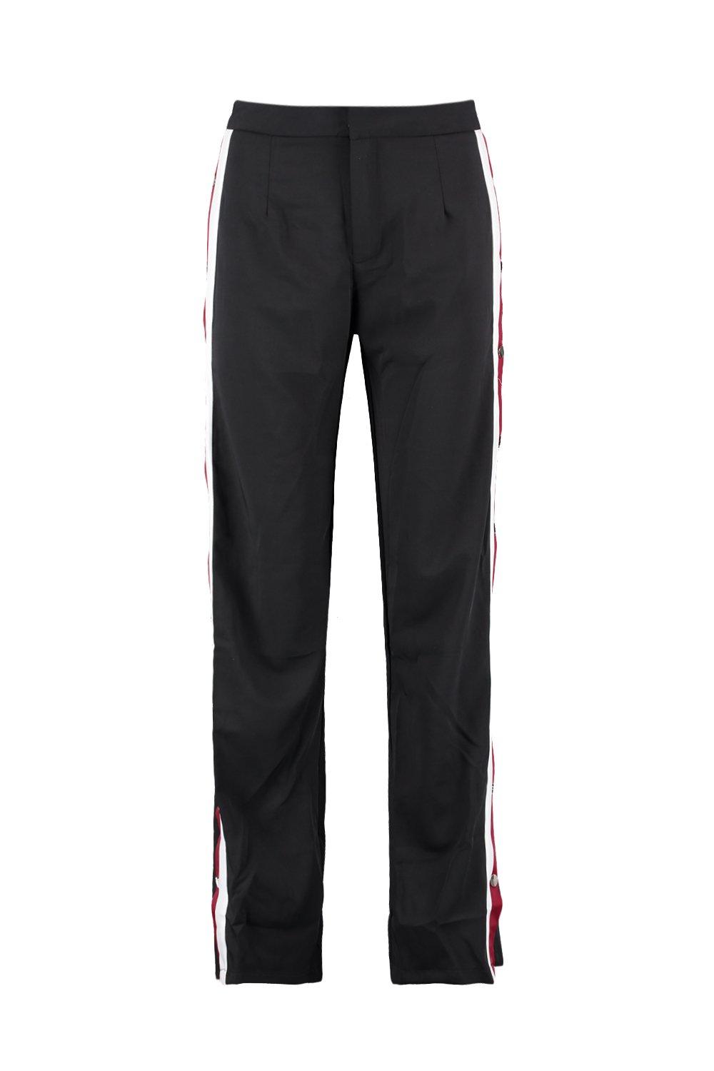 popper side track pants