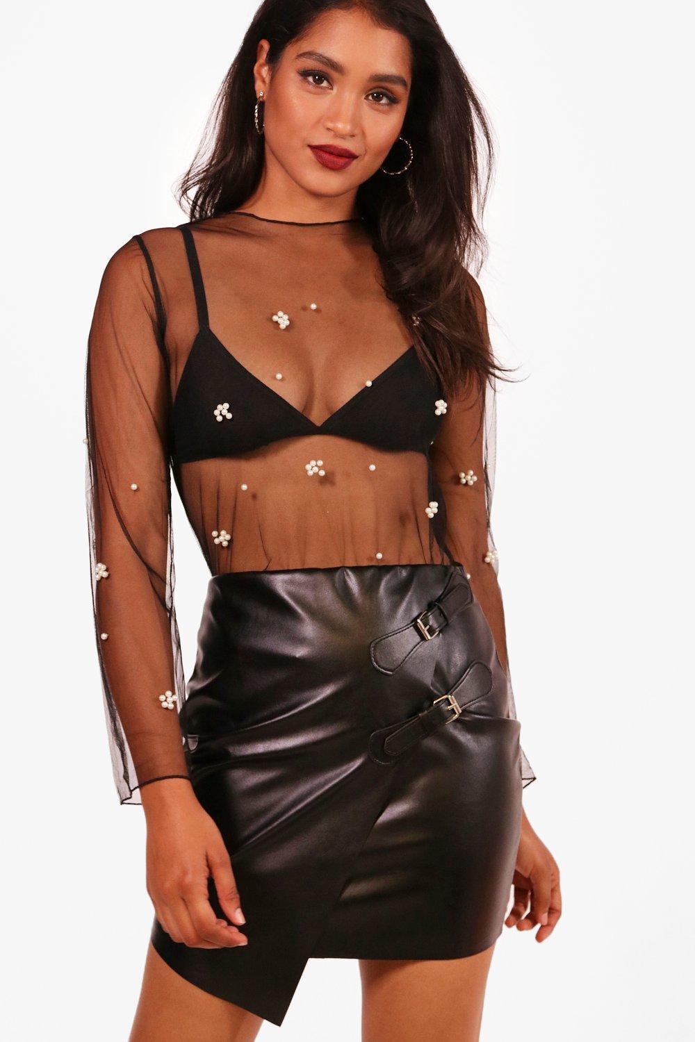 mesh top boohoo