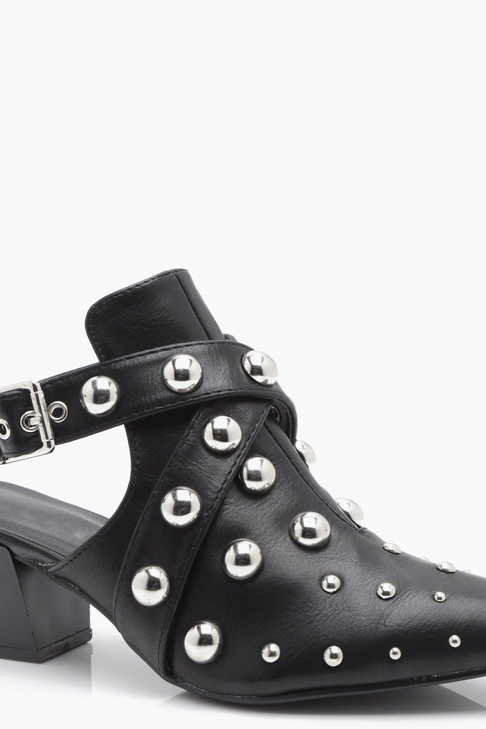 boohoo studded boots