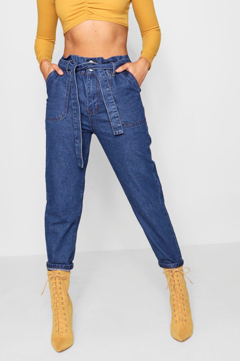 paperbag waist jeans