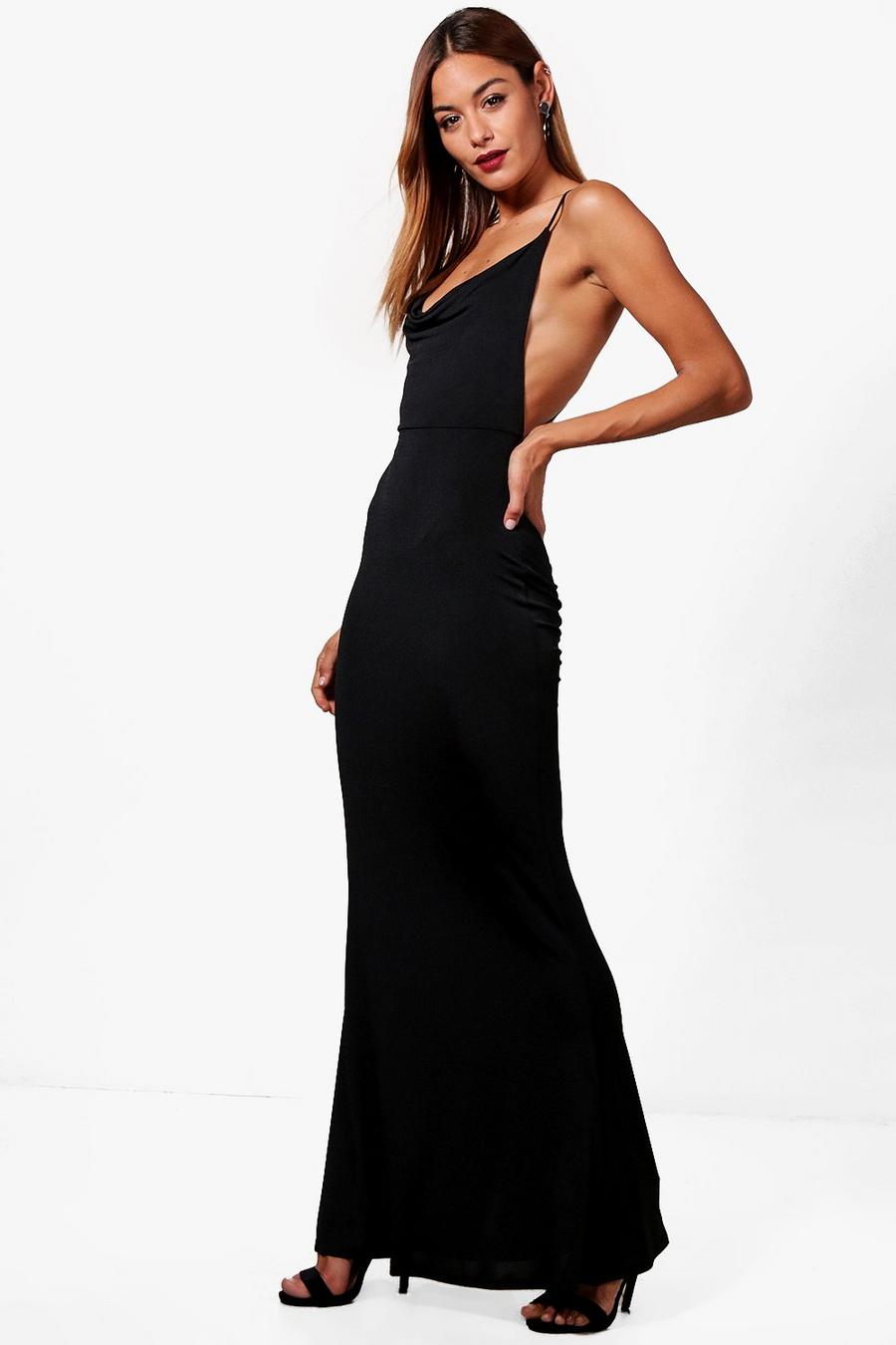 Strappy Ruched Back Maxi Dress image number 1