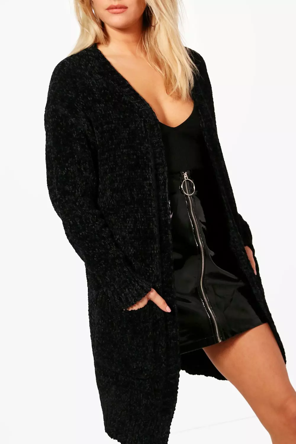 Chenille 2025 longline cardigan