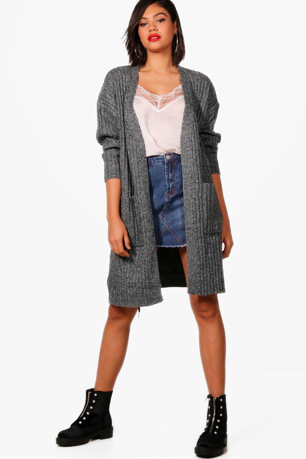 long cardigan chunky
