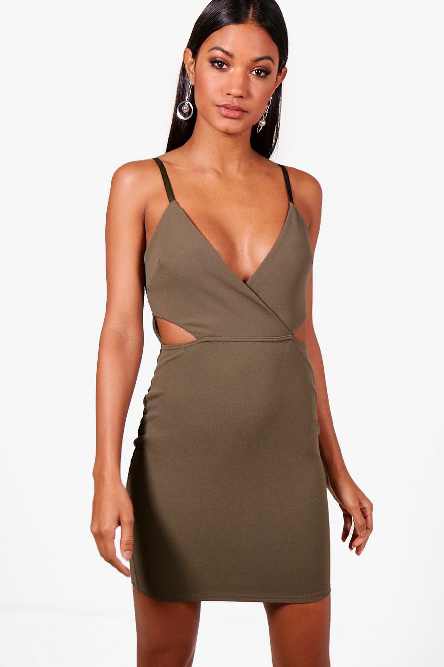 Strappy Cut Out Side Bodycon Dress image number 1
