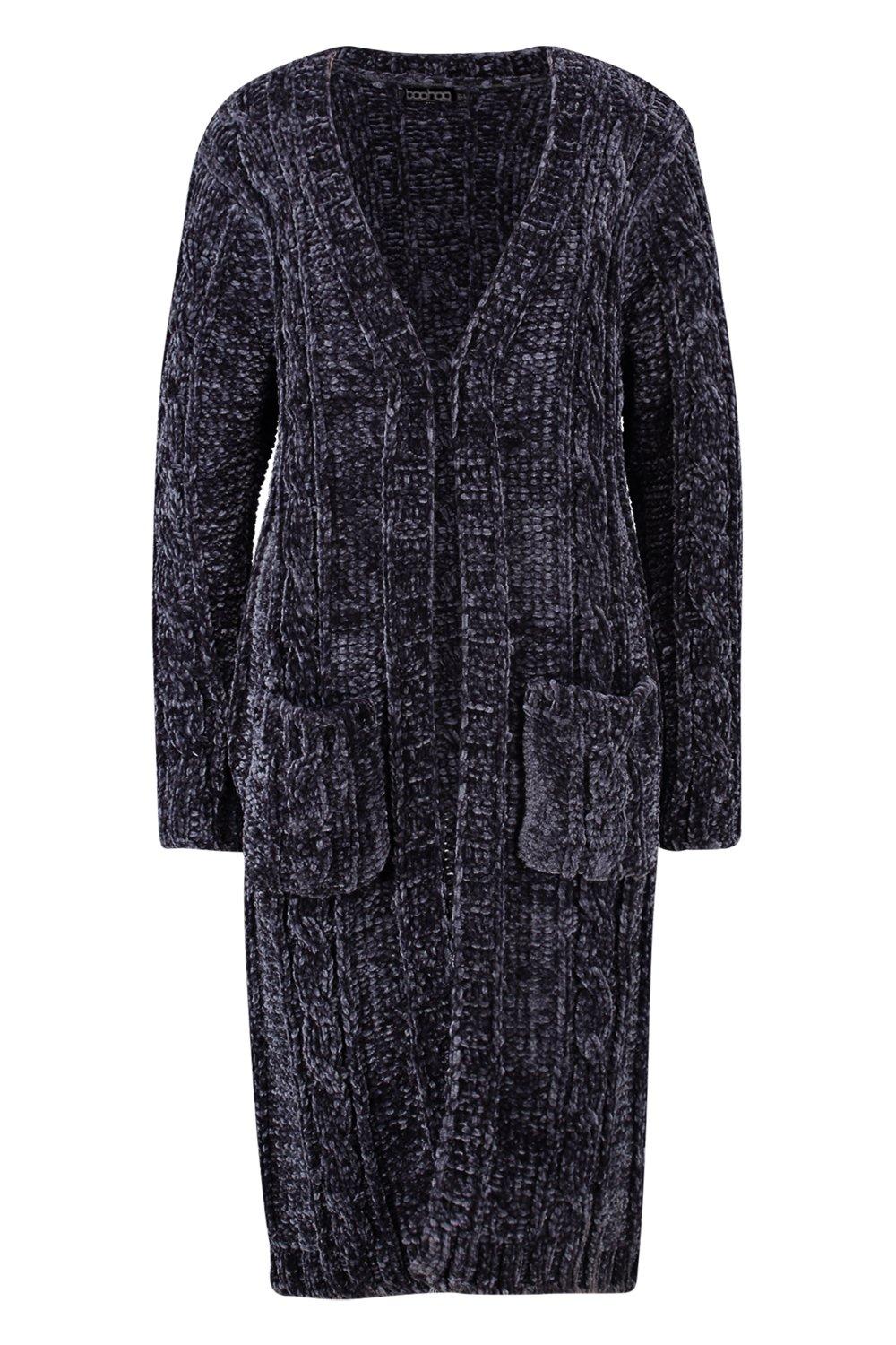 Boohoo 2025 chenille cardigan