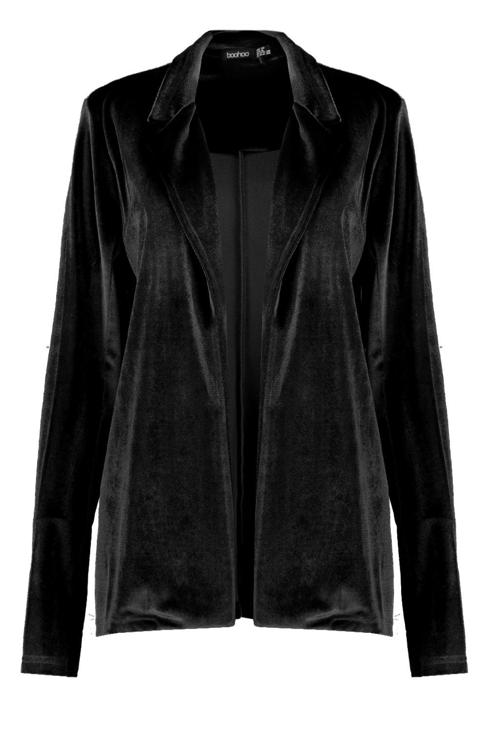 Boohoo on sale velvet blazer