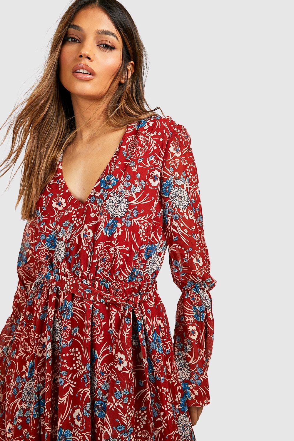 Boohoo boho hotsell maxi dress