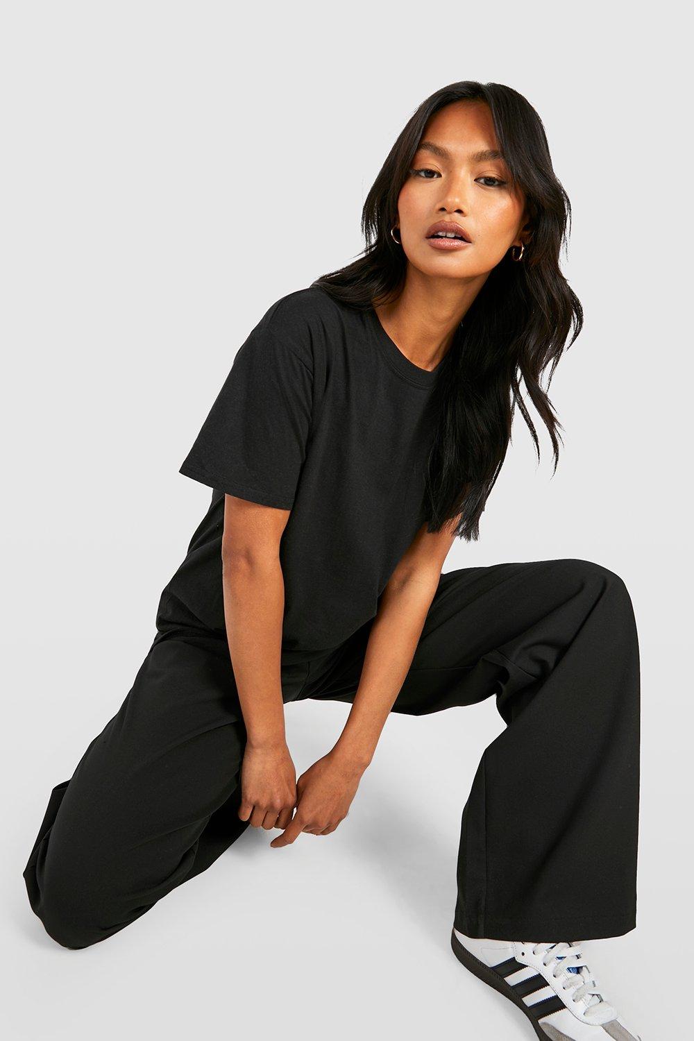 Black Oversized Boyfriend T Shirt