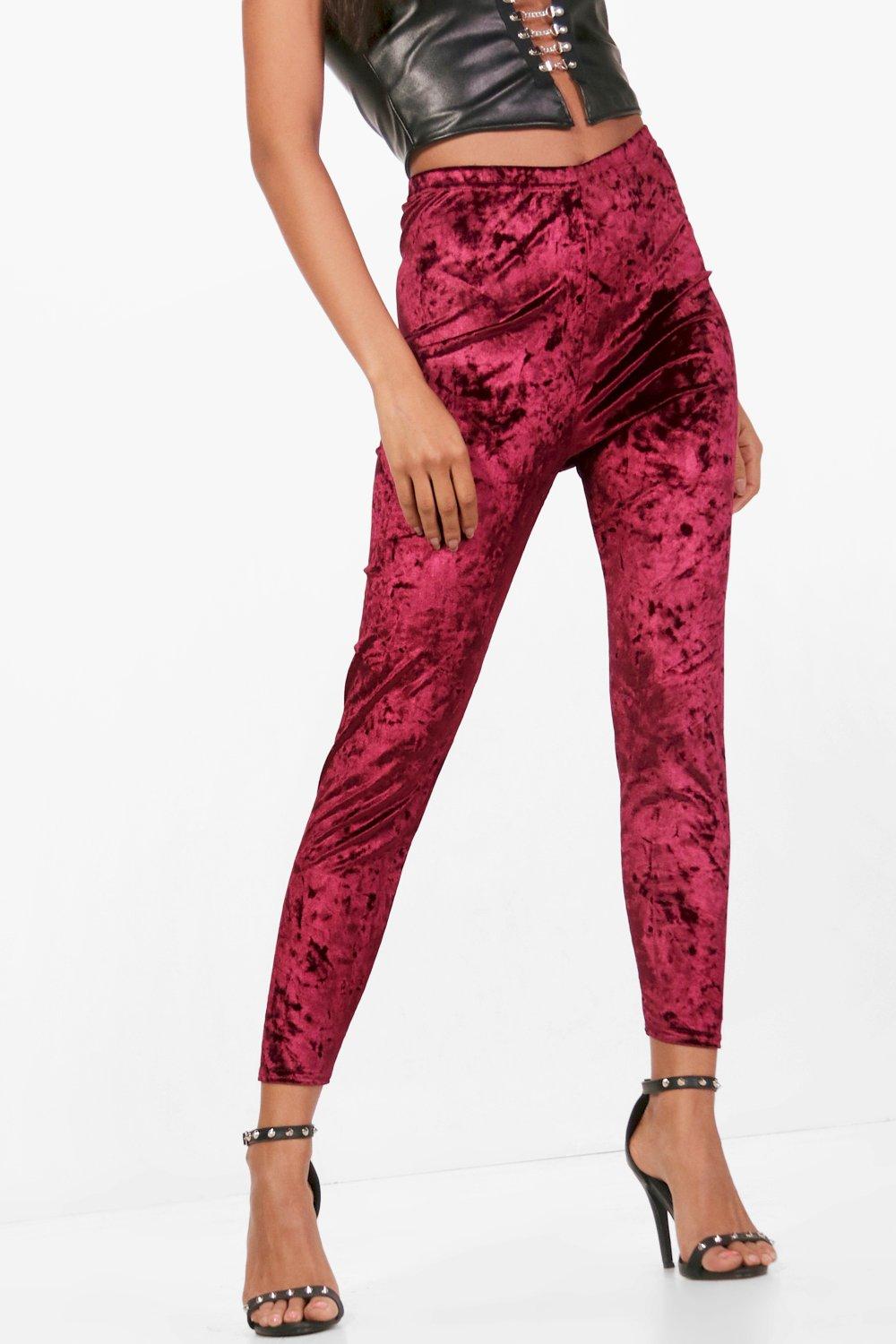 Pink Velvet Legging, Trousers