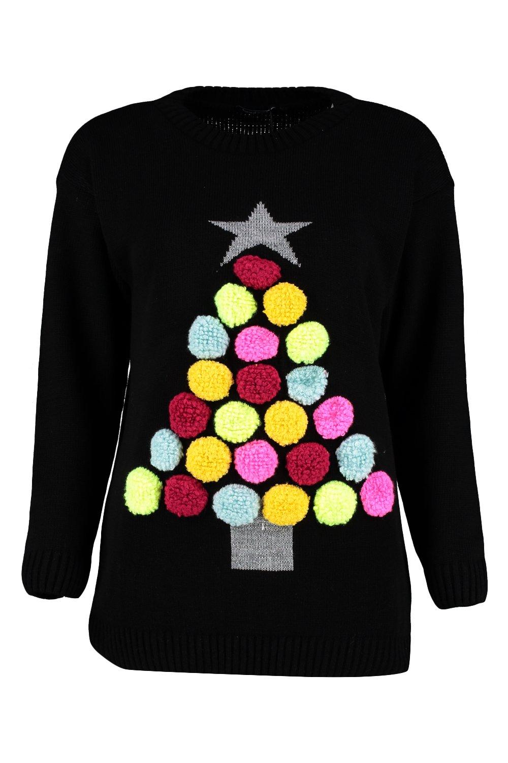 Christmas Pom Pom Long Sleeve Top Christmas Pom Pom Long Sleeve Top