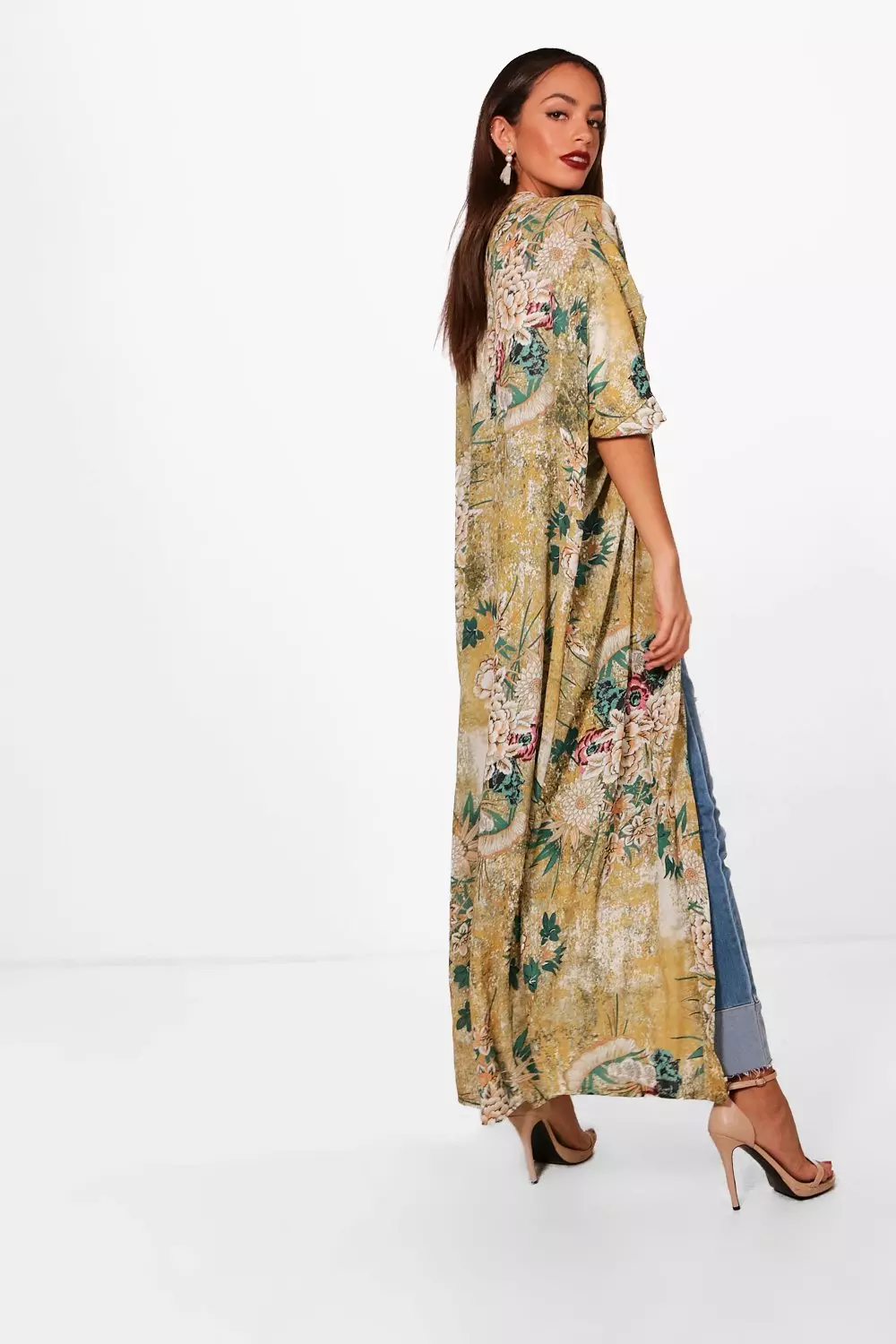 Floral 2024 maxi kimono