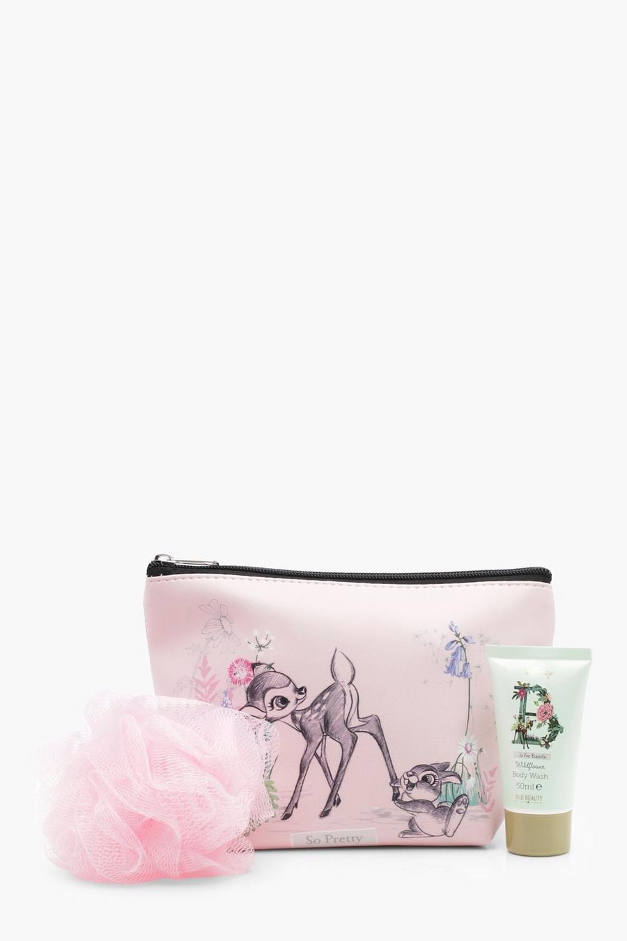 Pink Disney Makeup Bag And Bath Set image number 1