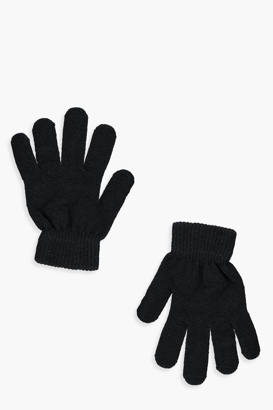 Black Thermal Magic Gloves image number 1
