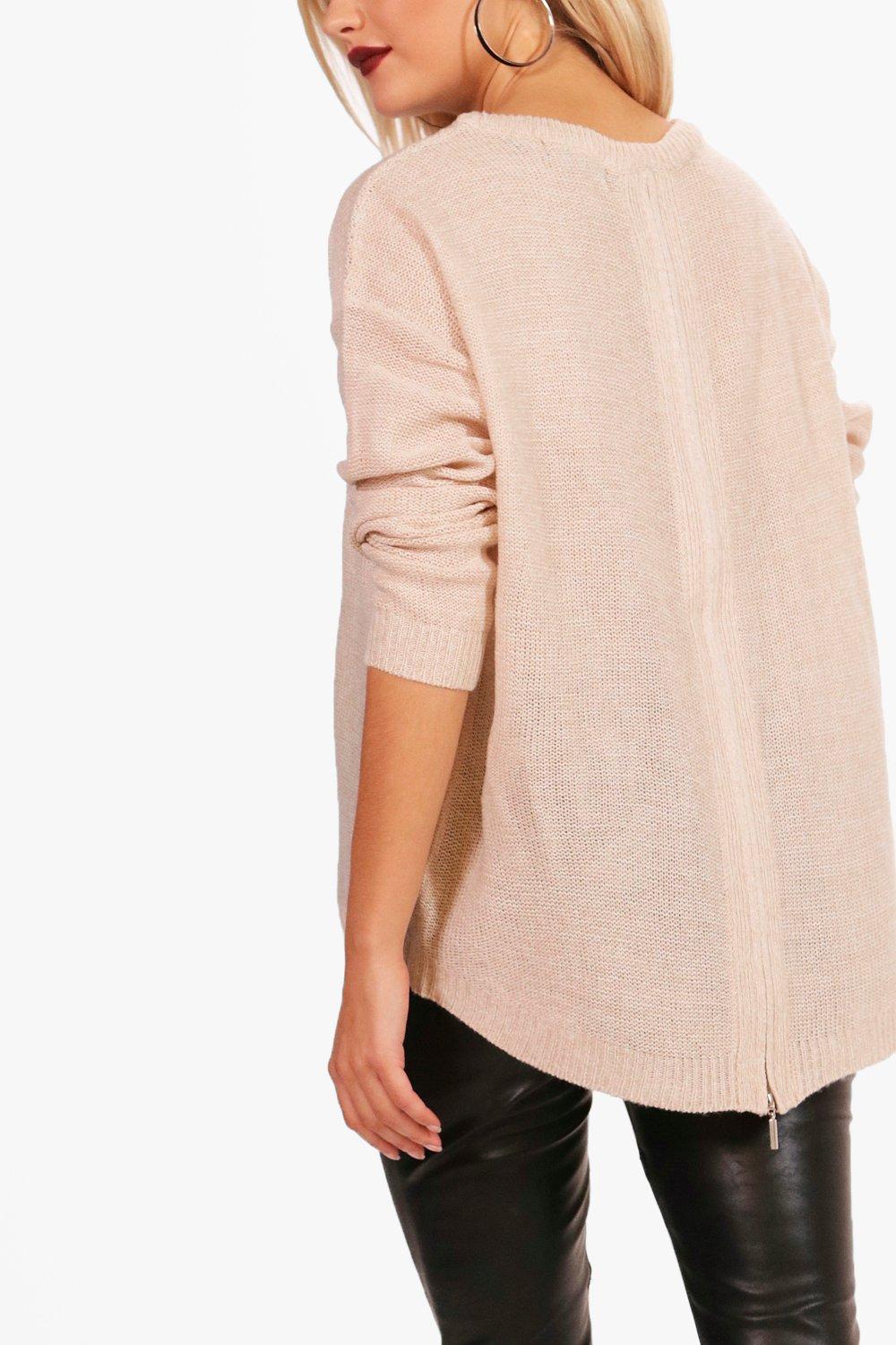 zip back jumper