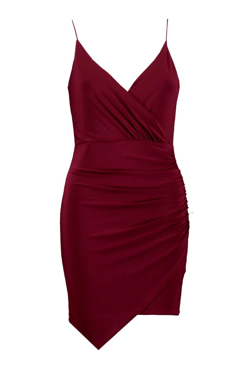 Wrap Detail Bodycon Dress | Boohoo ...