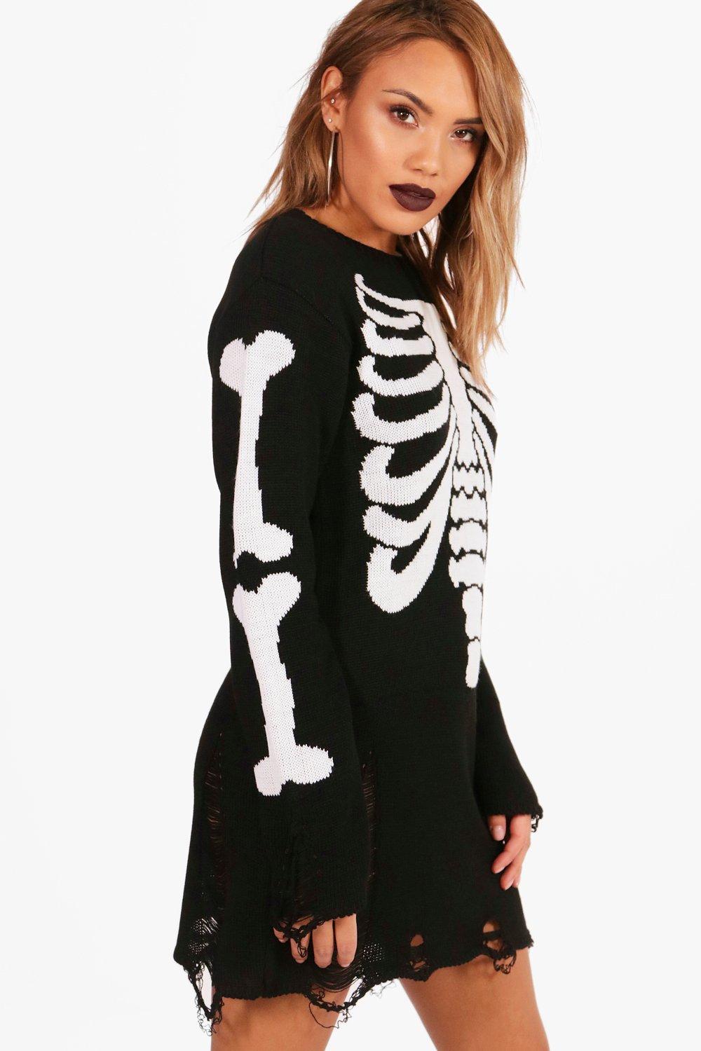 Skeleton sweater dress online