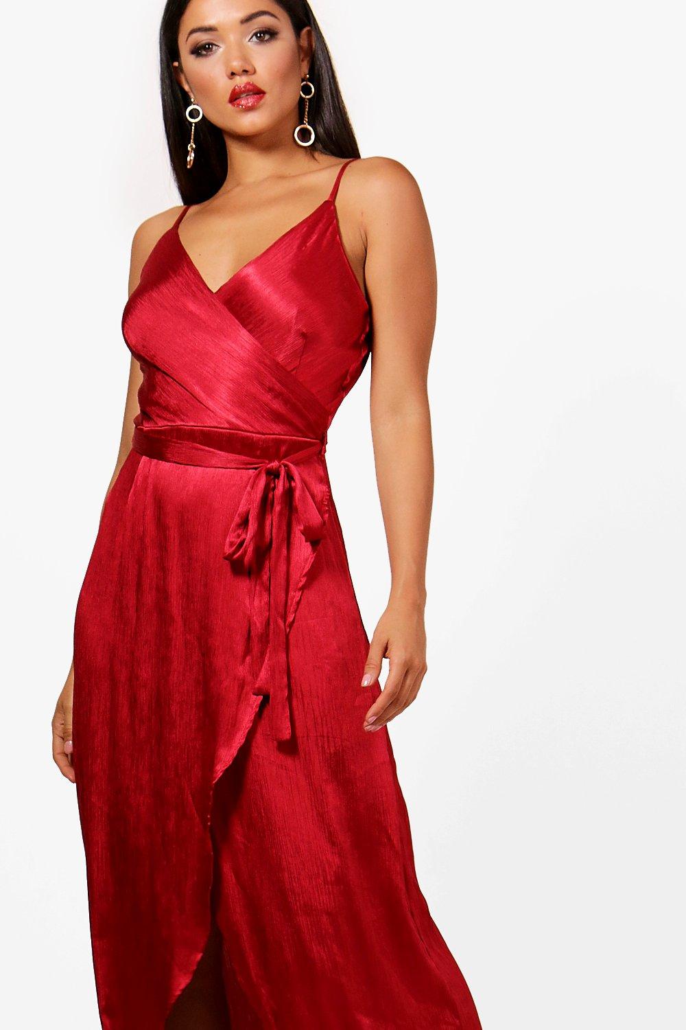 Robe longue drap e Satin Collection