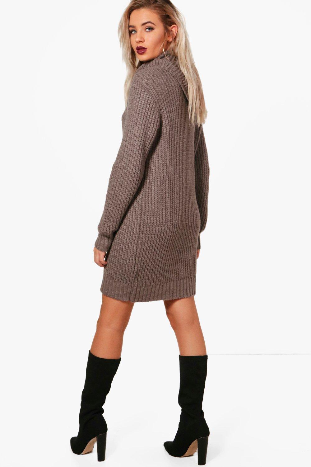 boohoo oversized jumper dress