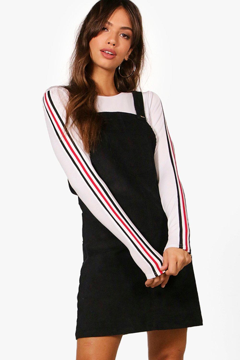 boohoo cord dress