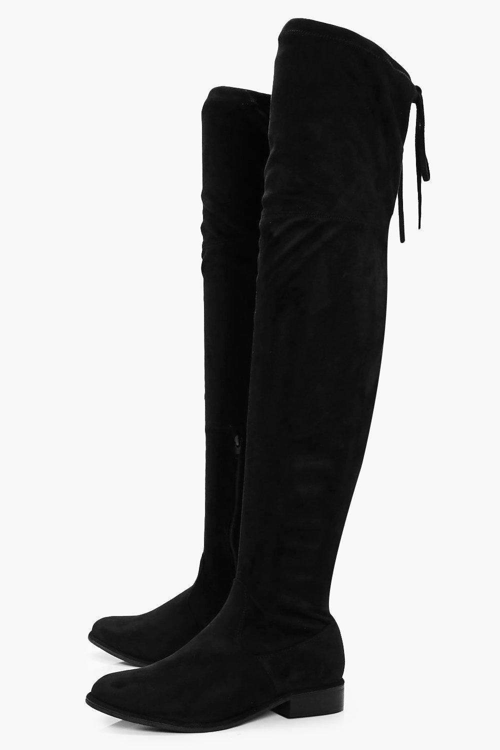 boohoo flat boots