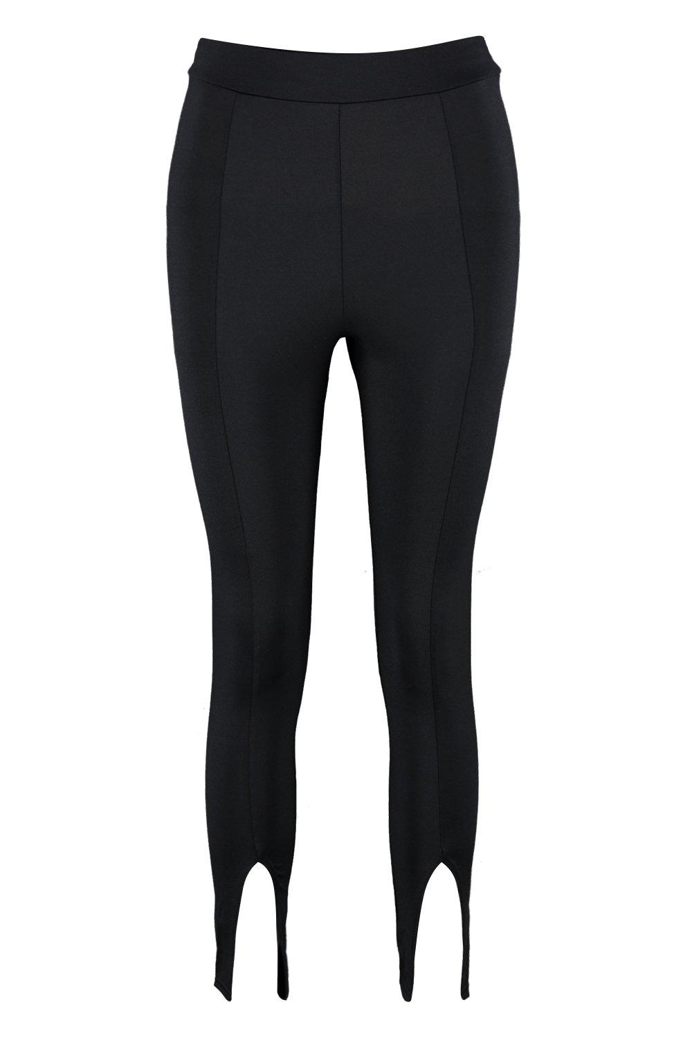 Black Front Seam Disco Legging