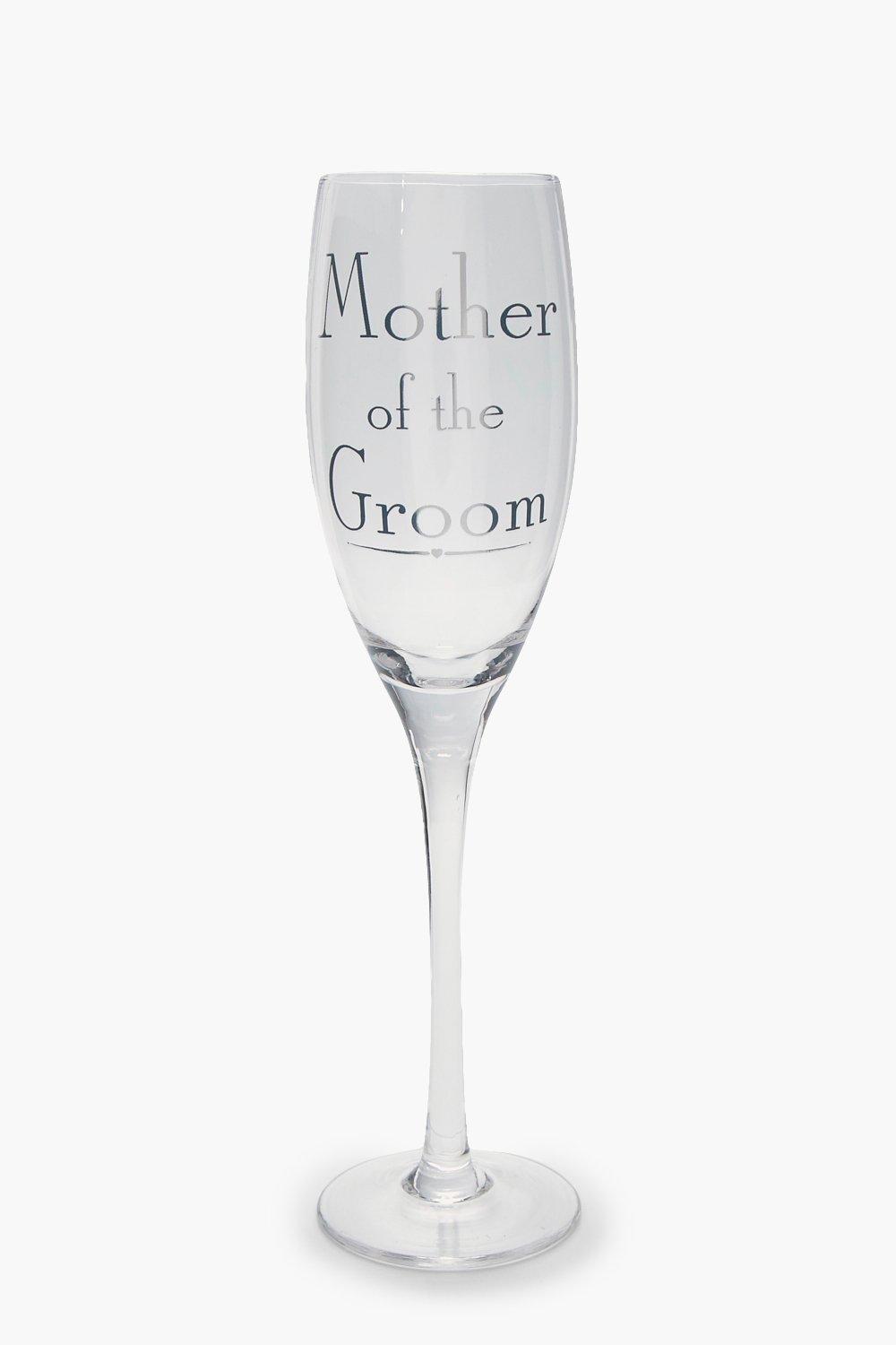 mother of the groom champagne flute