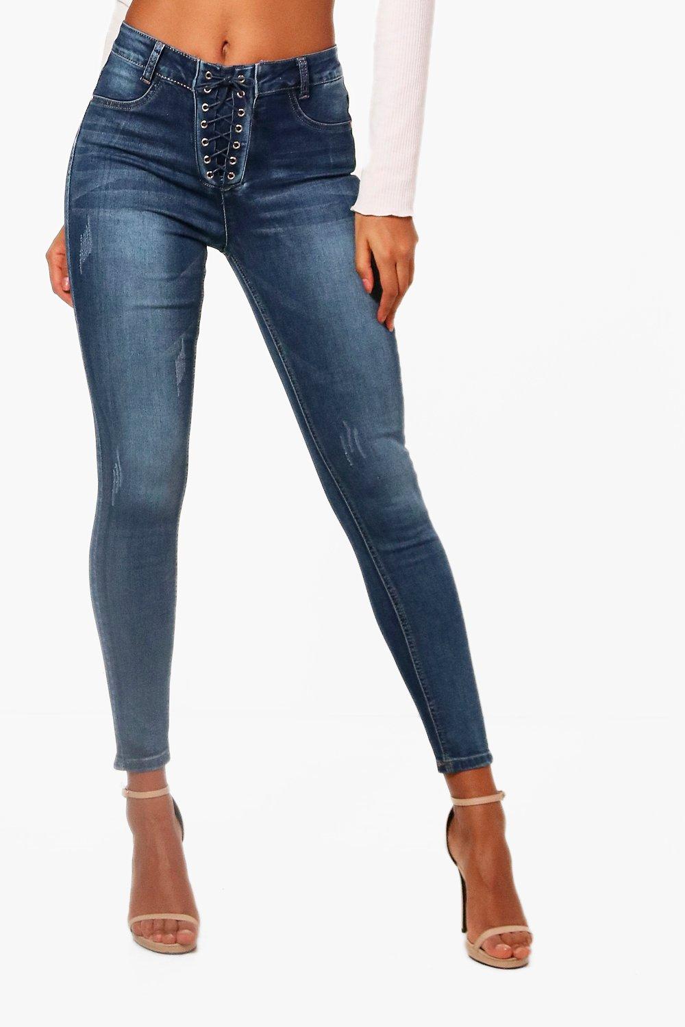 high waisted corset jeans