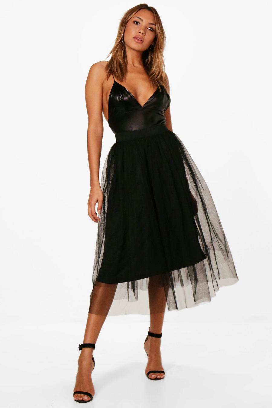 Boutique Full Tulle Midi Skirt image number 1
