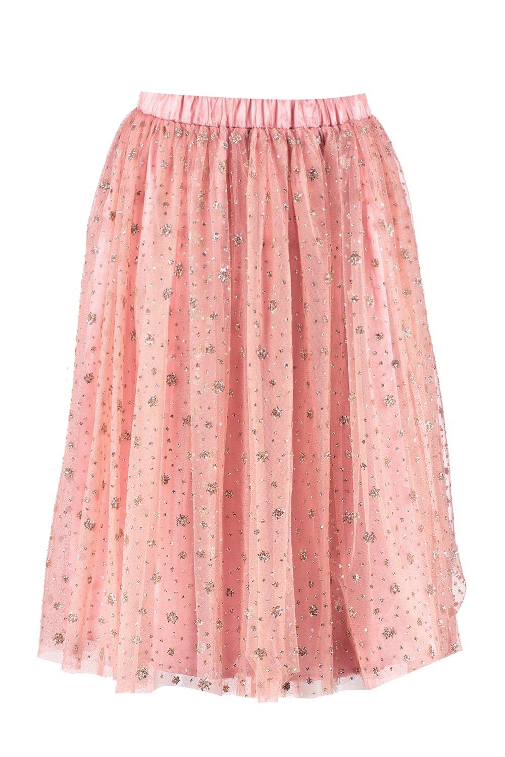 Tulle star midi skirt sale