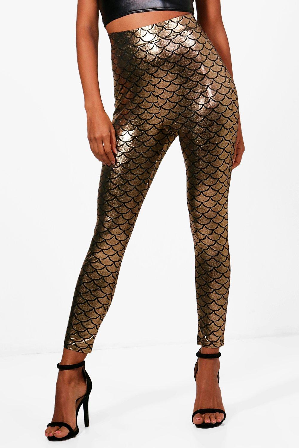 Metallic Mermaid Leggings