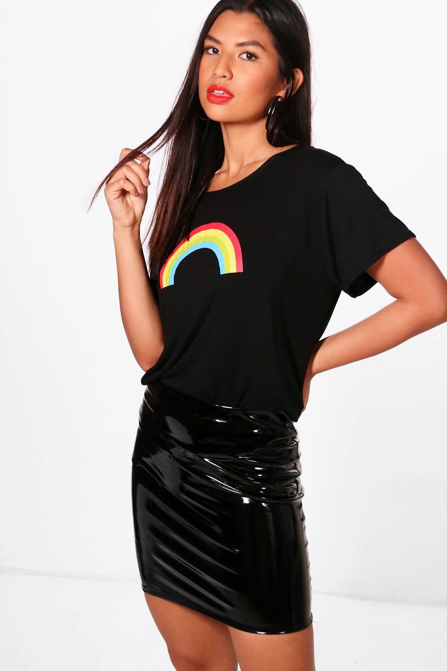 Emery Rainbow T-Shirt, Black image number 1