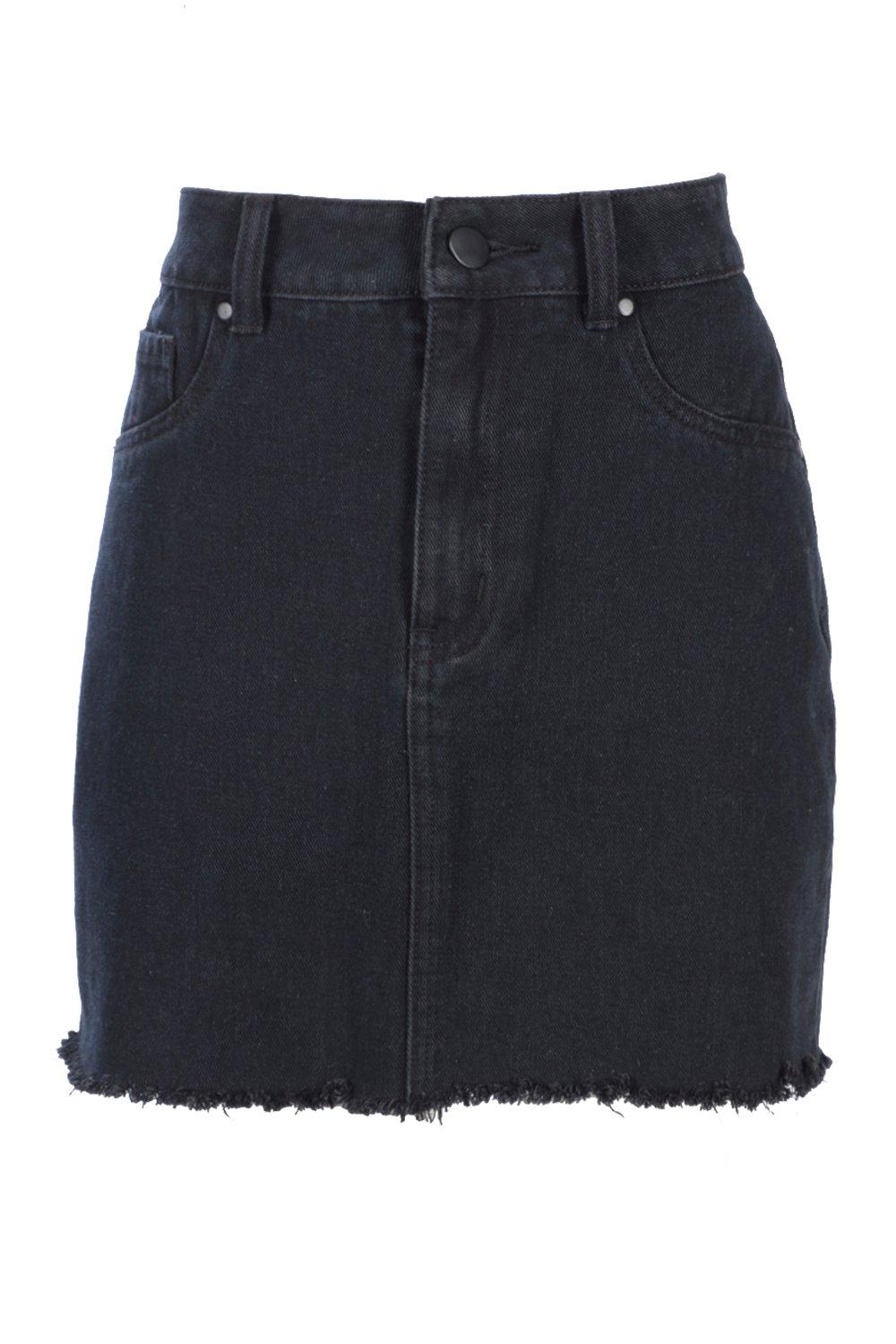 boohoo micro mini denim skirt